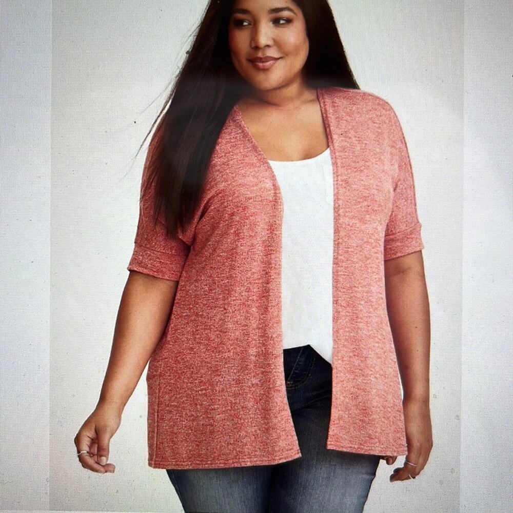 Torrid Cardigan Open Front Dolman Sleeves Size 1 (1X)